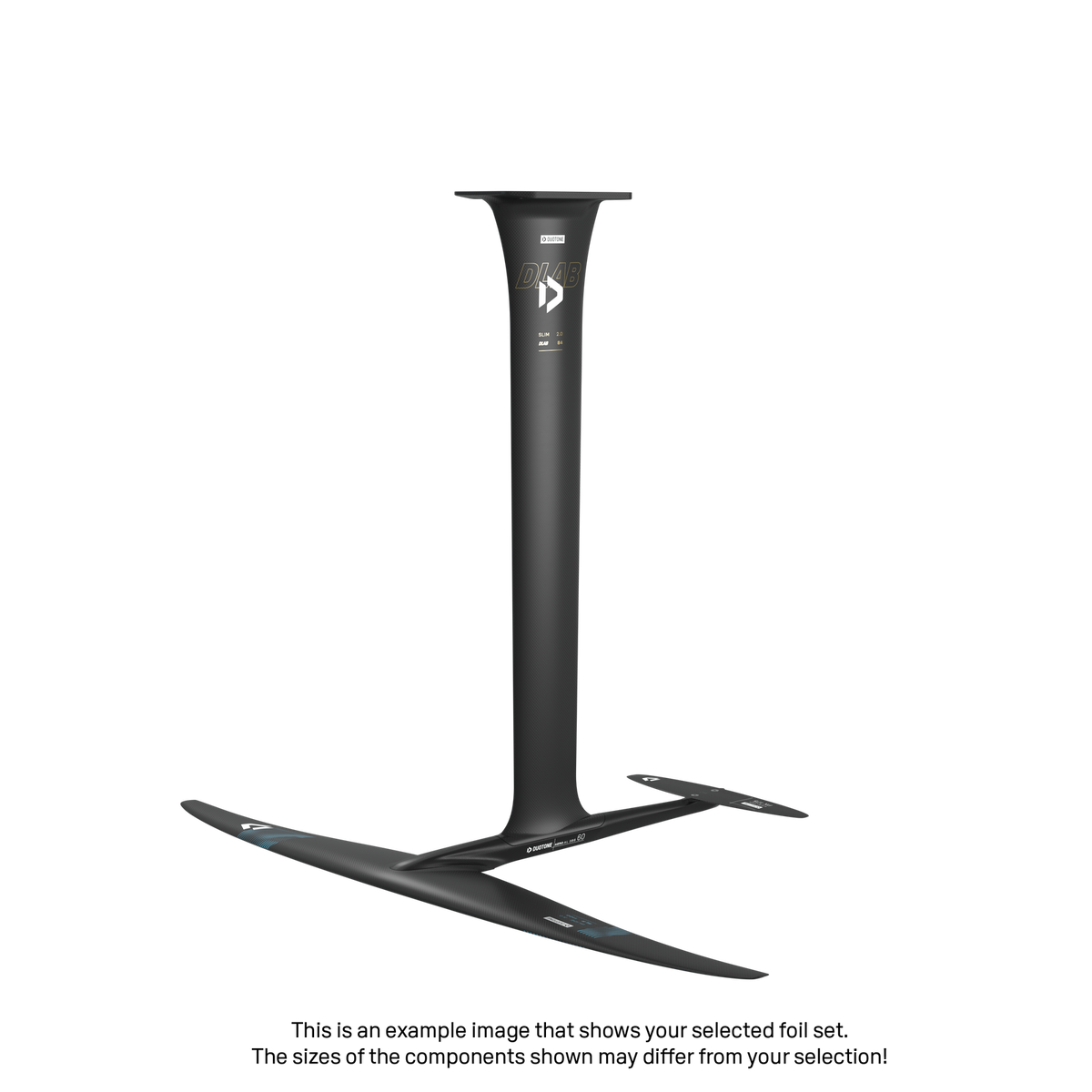eMast Assist Set AL 84 Fuselage Aero AL 3BS 66 Front Wing Glide 3.0 SLS 1100 Back Wing Stabilizer H 165 Adapter Fuselage - Duotone Onesize