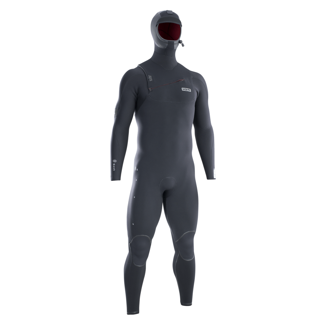 ION Men Wetsuit Seek Select 6/5 Hood Front Zip 2024