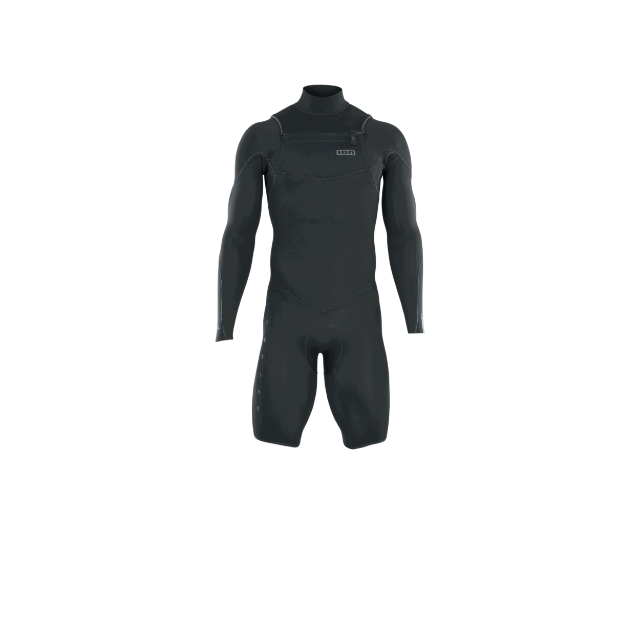ION Men Wetsuit Element 2/2 Shorty Longsleeve Front Zip 2024
