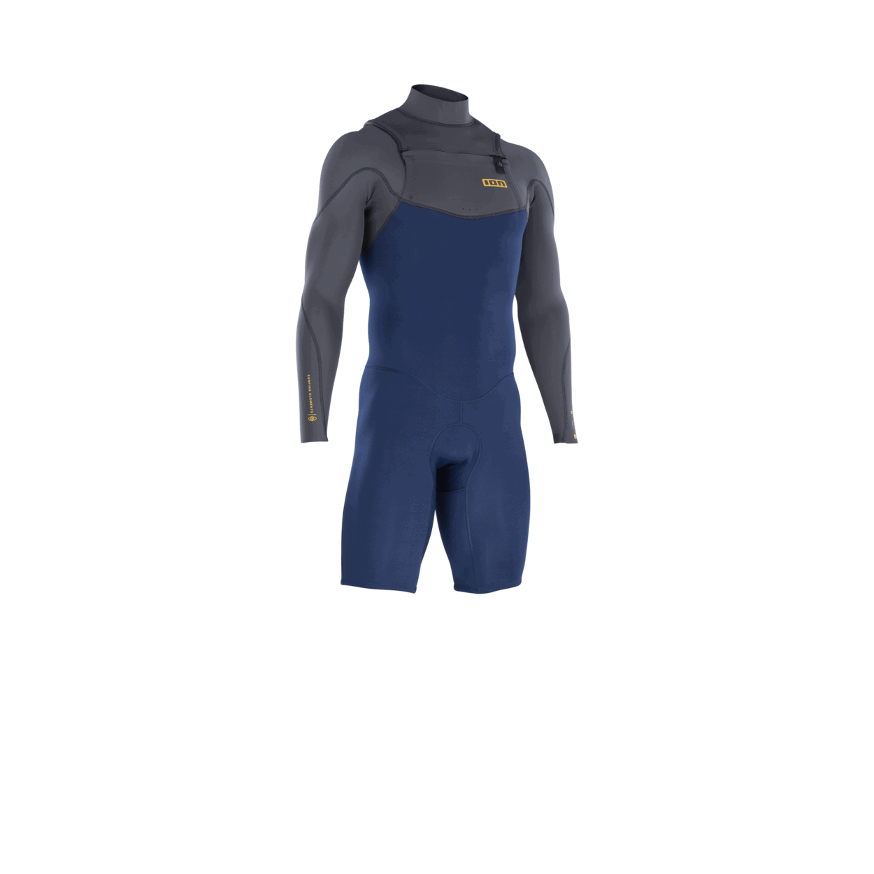 ION Men Wetsuit Element 2/2 Shorty Longsleeve Front Zip 2024