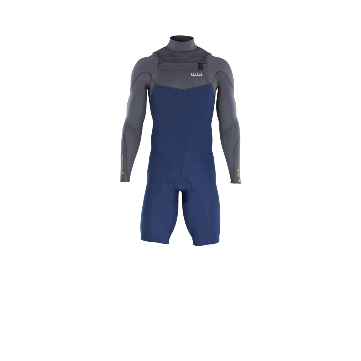 ION Men Wetsuit Element 2/2 Shorty Longsleeve Front Zip 2024