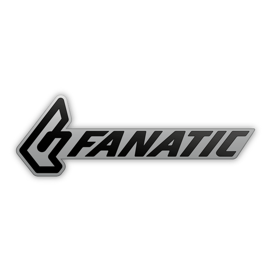 Fanatic Sticker "Fanatic" silver 12x2 cm (10 pcs) 2019