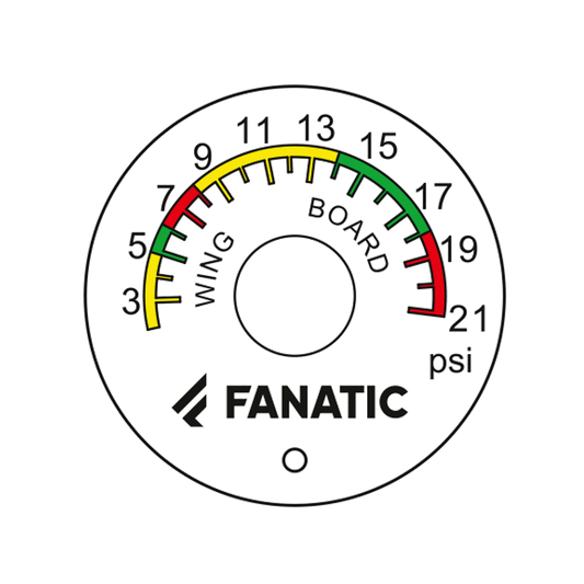 Fanatic X Pressure Gauge for HP6/HP8 Pump (Wing Edition) 2023